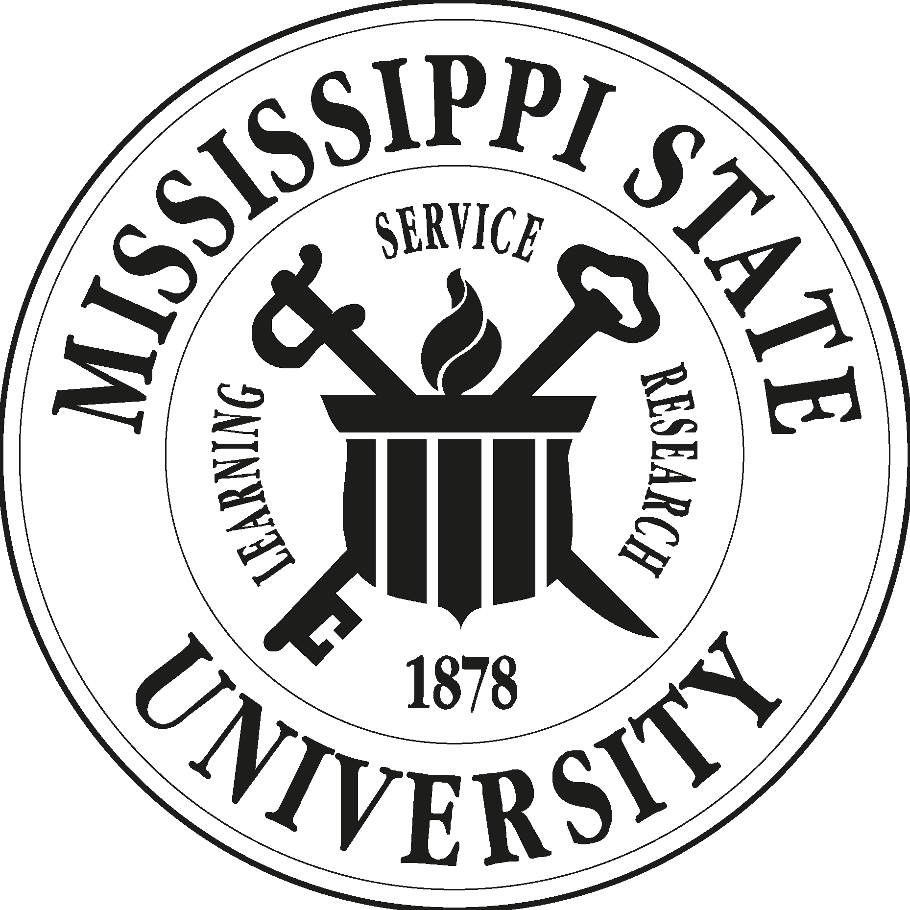 Mississippi State University New Logo Vector Logo